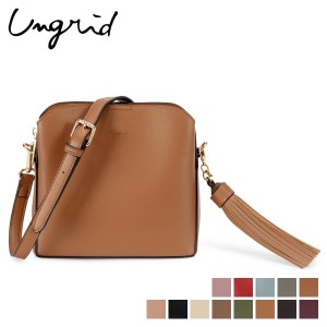 アングリッド Ungrid バッグ ショルダーバッグ レディース SMOOTH BIG TASSEL MINI BAG UNG-50010