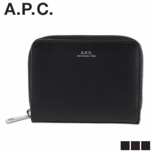 A.P.C. アーペーセー 財布 二つ折り メンズ レディース ラウンドファスナー WALLET PXAWV-H63087