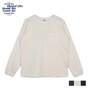 Good On グッドオン Tシャツ 長袖 ロンT カットソー メンズ レディース Uネック LS PKT TEE GOLT-1306P