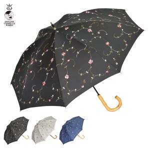 日傘 長傘 完全遮光 遮光率99% 軽量 遮光 晴専用 UVカット GENUINE UMBRELLA WORKS 80cm レース刺繍 931P