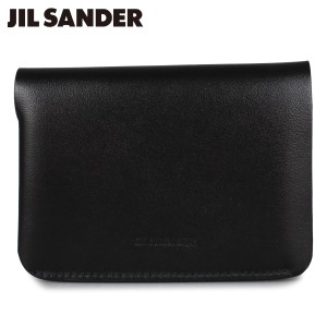 ジルサンダー JIL SANDER ミニ財布 メンズ レディース DOUBLE CARD WALLET ブラック 黒 JSMS840136
