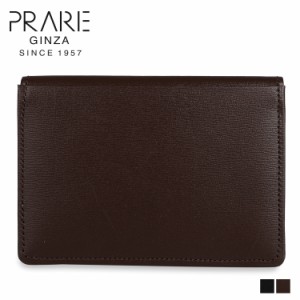 プレリーギンザ PRAIRIE GINZA パスケース カードケース ID 定期入れ メンズ 本革 ボックス カーフ NP56495