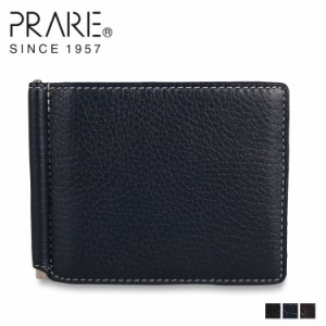 プレリー PRAIRIE 二つ折り財布 メンズ 本革 イタリアンディア ITALIANDEERSKIN NP17990