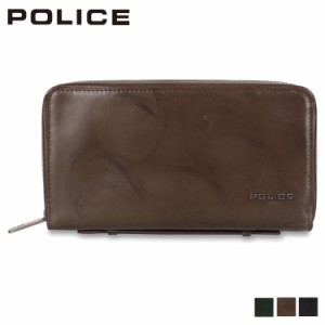 ポリス POLICE 長財布 メンズ ラウンドファスナー 本革 SPAZZOLA BIG LONG WALLET PA-70505