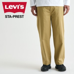 リーバイス LEVIS チノパンツ メンズ ステイプレスト STA PREST WIDE LEG CROP ベージュ A1223-0001