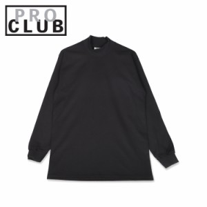 PRO CLUB プロクラブ Tシャツ 長袖 メンズ レディース HEAVY WEIGHT LONG SLEEVE TEE ブラック 黒 134