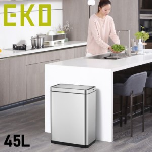 EKO イーケーオー ゴミ箱 ダストボックス デラックスミラージュ センサー ビン ふた付き EK9280RMT-45L