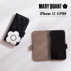 MARY QUANT マリークヮント iPhone12 12 Pro ケース スマホ 携帯 手帳型 レディース マリクワ IP12-MQ01