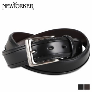 ニューヨーカー NEWYORKER ベルト レザーベルト メンズ 本革 BELT ブラック ブラウン 黒 NY-5100221