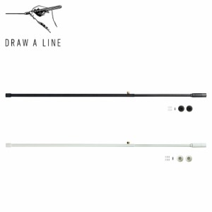 ドローアライン DRAW A LINE つっぱり棒 伸縮棒 ものほし竿 洗濯物干し テンションロッド 190cm 縦横両用 D-B