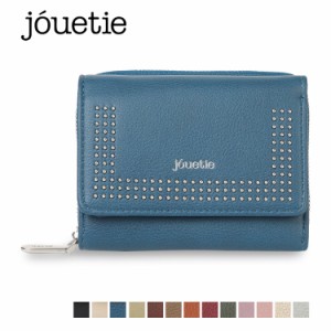 ジュエティ jouetie 財布 三つ折り レディース ラウンドファスナー MICRO STUDS MIDDLE WALLET JUT-80860W