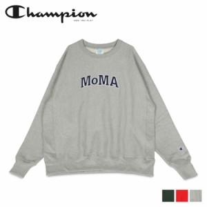 チャンピオン モマ Champion MoMA スウェット トレーナー クルーネック スウェットシャツ メンズ レディース CREWNECK SWEATSHIRT