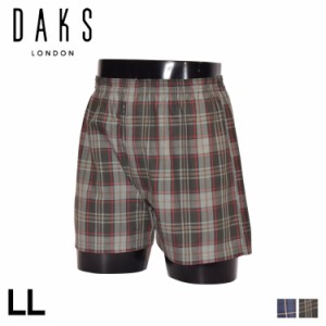 DAKS ダックス トランクス 下着 インナー アンダーウェア メンズ 前開き 天二本ゴム LL メンズ下着 男性 TRUNKS 0016-02