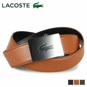 ラコステ LACOSTE ベルト レザーベルト メンズ 本革 BELT ブラック ブラウン 黒 LB84885