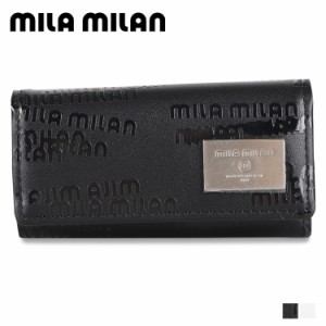 mila milan ミラ・ミラン キーケース ポルタ メンズ レディース 本革 4連 ブラック ホワイト 黒 白 257601