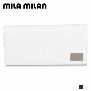 mila milan ミラ・ミラン 財布 長財布 ポルタ メンズ レディース 本革 PORTA ブラック ホワイト 黒 白 257603