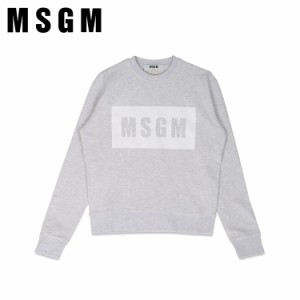 MSGM エムエスジーエム トレーナー スウェット ボックスロゴ ロングスリーブ シャツ レディース 2441MDM96