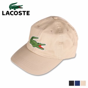 ラコステ LACOSTE キャップ 帽子 メンズ レディース BIG CROCODILE CAP ブラック ネイビー ベージュ 黒 L1231