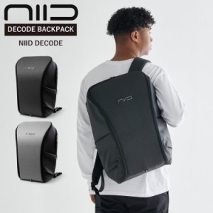 NIID ニード デコード リュック バッグ バックパック メンズ レディース DECODE BACKPACK ブラック グレー 黒