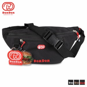 ドムドム DOMDOM ボディバッグ ウエストバッグ メンズ レディース WAIST BAG ブラック 黒 DM005