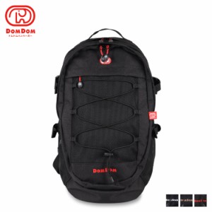 ドムドム DOMDOM リュック バッグ バックパック メンズ レディース 撥水 DAYPACK ブラック 黒 DM009