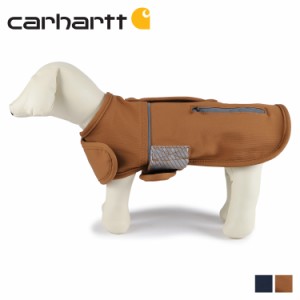 カーハート carhartt ドッグウェア ドッグコート 犬服 撥水 QUICK DUCK FLEECE LINED DOG JACKET ネイビー ブラウン P0000321