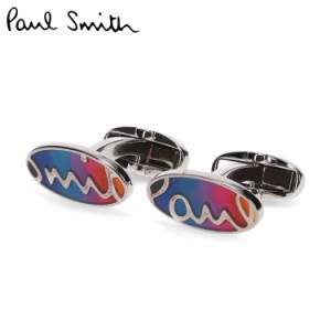 ポールスミス Paul Smith カフスボタン カフリンクス メンズ ブランド CUFFLINK OVAL マルチカラー シルバー M1A-CUFF-HOVAL