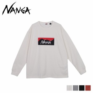 NANGA ナンガ Tシャツ 長袖 ロンT エコ ハイブリッド ボックスロゴ メンズ ECO HYBRID BOX LOGO LS TEE NW2311-1G206