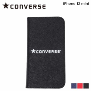 コンバース CONVERSE iPhone12 mini スマホケース メンズ レディース 手帳型 携帯 アイフォン ブラック レッド ブルー 黒 ネコポス可