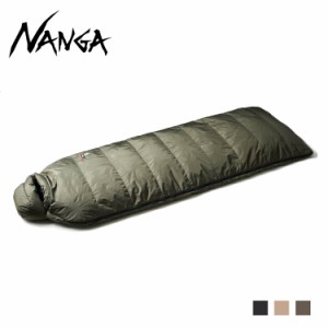 NANGA ナンガ シュラフ 寝袋 オーロラ ダウン マミー型 AURORA ブラック ベージュ カーキ 黒 NS2344-2A033
