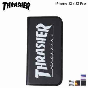 スラッシャー THRASHER iphone12 12 Pro スマホケース メンズ レディース 手帳型 携帯 アイフォン ネコポス可