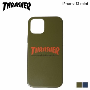 スラッシャー THRASHER iphone12 12 Pro スマホケース メンズ レディース 携帯 アイフォン ネイビー オレンジ ネコポス可