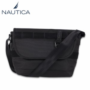 ノーティカ NAUTICA メッセンジャーバッグ ショルダーバッグ メンズ 斜めがけ MESSENGER BAG ブラック 黒 370-501