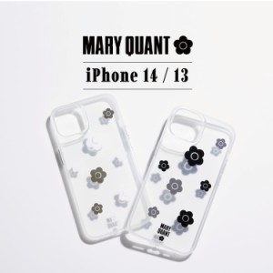 マリークヮント MARY QUANT iPhone 14 13 スマホケース 携帯 アイフォン レディース クリア 透明 マリクワ IP14-MQ11-12 母の日