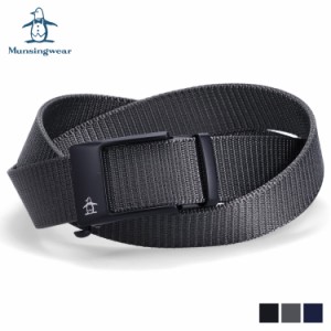 マンシングウェア Munsingwear ベルト メンズ BELT ブラック グレー ネイビー 黒 MU-2045123