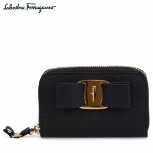 サルヴァトーレ フェラガモ Salvatore Ferragamo カードケース コインケース 小銭入れ レディース ラウンドファスナー 本革 725290