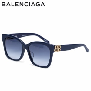 バレンシアガ BALENCIAGA サングラス メンズ レディース アジアンフィット UVカット SUNGLASSES ブルー BB0102-5 母の日