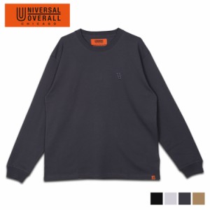 ユニバーサルオーバーオール UNIVERSAL OVERALL Tシャツ 長袖 ロンT カットソー メンズ UO EMBROIDERY U2233210-A