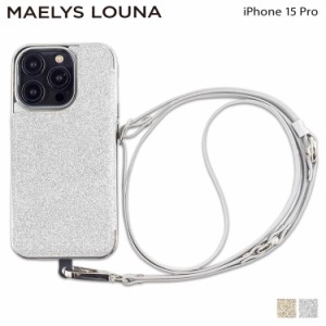 マエリスルーナ MAELYS LOUNA iPhone15 Pro スマホケース ショルダー アイフォン レディース ML-CSIP23MP-2CB ネコポス可