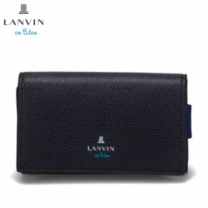 ランバンオンブルー LANVIN en Bleu キーケース メンズ レディース 本革 5連 KEY CASE ブラック 黒 533602