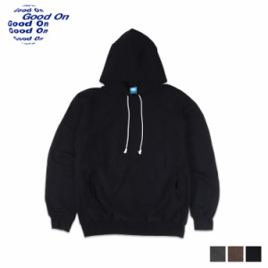 Good On グッドオン パーカー スウェット プルオーバー メンズ HEAVY PULLOVER HOOD SWEAT ブラック ブラウン 黒 GOBW1913