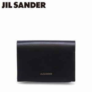 ジルサンダー JIL SANDER カードケース 名刺入れ 定期入れ ID メンズ スリム 本革 ORIGAMI CARD HOLDER ブラック 黒 J25UI0006