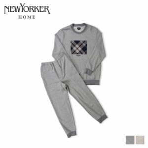 ニューヨーカーホーム NEWYORKER HOME ルームウェア 部屋着 パジャマ セットアップ ナイトウェア メンズ クルーネック RELAX WEAR