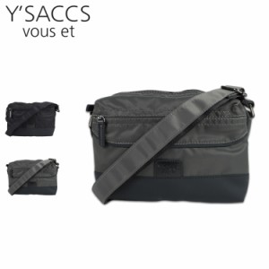 イザックヴーエ YSACCS vous et バッグ ショルダーバッグ メンズ レディース 斜め掛け ブラック ダーク グレー 黒 YV020-02 母の日