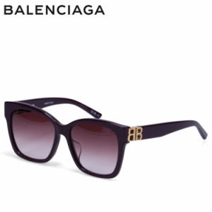 バレンシアガ BALENCIAGA サングラス メンズ レディース アジアンフィット UVカット SUNGLASSES パープル BB0102SA-006 母の日