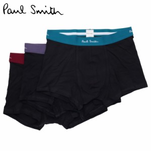 ポールスミス Paul Smith ボクサーパンツ 下着 3枚セット インナー アンダーウェア メンズ 前閉じ 無地 M1A 914C A3PCKQ 79