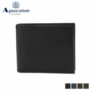 アクアスキュータム AQUASCUTUM 財布 二つ折り バーミンガム メンズ 本革 AQ-514010