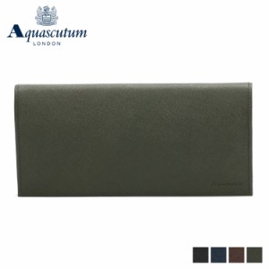 アクアスキュータム AQUASCUTUM 財布 長財布 二つ折り バーミンガム メンズ 本革 小銭入れあり AQ-516010