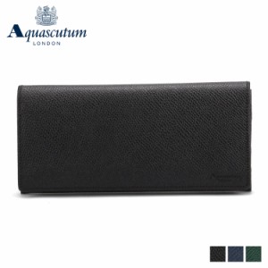 アクアスキュータム AQUASCUTUM 財布 長財布リバプール リバプール メンズ 本革 かぶせ 撥水 AQ-9220121