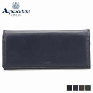 アクアスキュータム AQUASCUTUM 財布 長財布 サットン メンズ 本革 かぶせ AQ-WT001